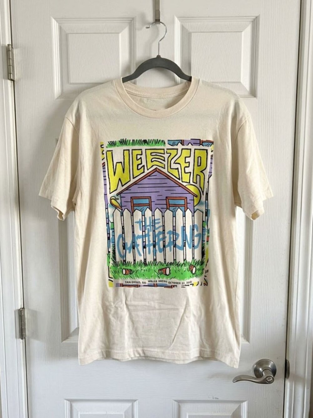 Weezer At Viejas Arena In San Diego CA On October 21 2026 T-shirt